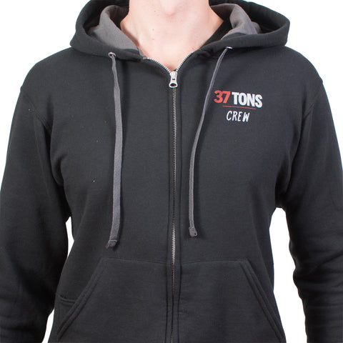 37tons hoodie with stash pocket